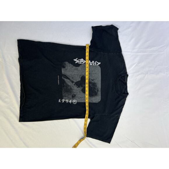 Justin Bieber Changes 12345 Concert Tour T-Shirt B & W Side Black Shirt Size M - Picture 3 of 4